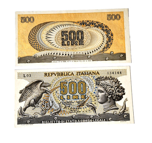 Banconota 500 lire - banconota,
