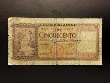 BANCONOTA DA 500 LIRE - Italia