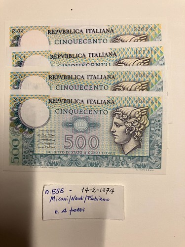 Banconote 500 lire - n.,
