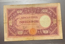 Banconota Da 500 Lire 31/03/43