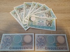 BANCONOTA DA 500 LIRE MERCURIO