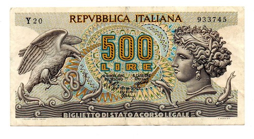 Italia banconota 500 - italia,