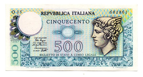 Italia banconota 500 lire - banconota,