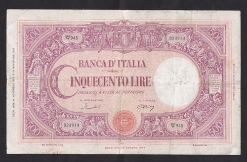 500 lire barbetti medusa - barbetti, 1950
