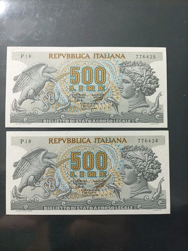 Lotto banconote 500 - banconote, da