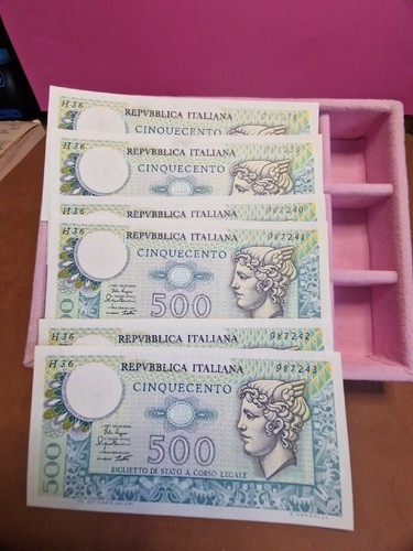 Banconote 500 lire - 6, da