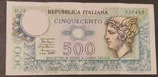Banconota da 500 lire italiane