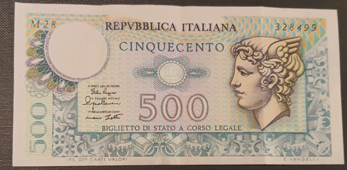 Banconota 500 lire - 500,