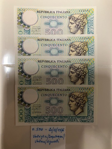 Banconote 500 lire - n.,
