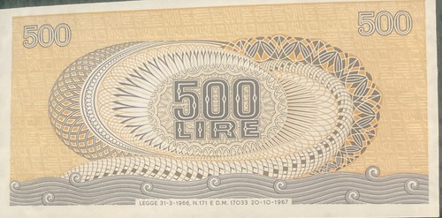 Banconota 500 lire - banconota,