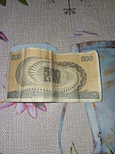 Banconota 500 lire aretusa - banconota,