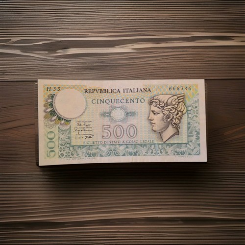 Banconota 500 lire - banconota, mercurio