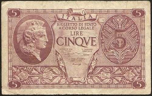Italia banconota 500 lire - da,