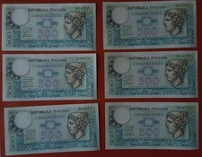 LOTTO DI 6 BANCONOTE