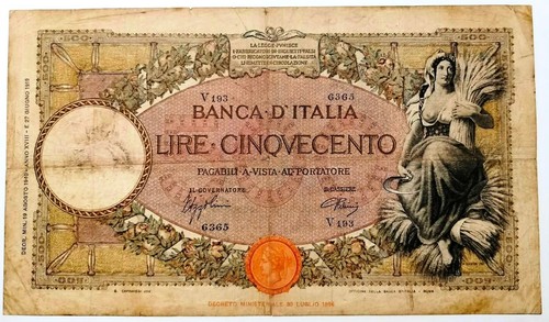Banconota 500 lire - banconota,