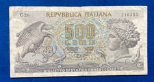 Rep. Ita. Banconota Da 500