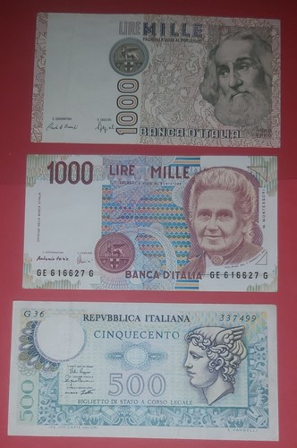 Banconote lire 1000 1 - lire,