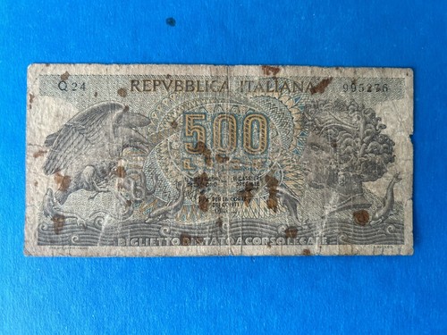 Banconota 500 lire del - da,