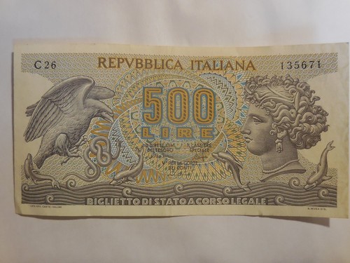 Banconota 500 lire - banconota,