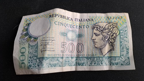Italia banconota 500 lire - italia,