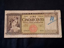 Banconota Da 500 Lire 1947