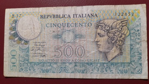 Banconota 500 lire mercurio - da,
