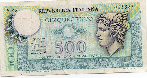 Banconota 500 lire dpr - 500,