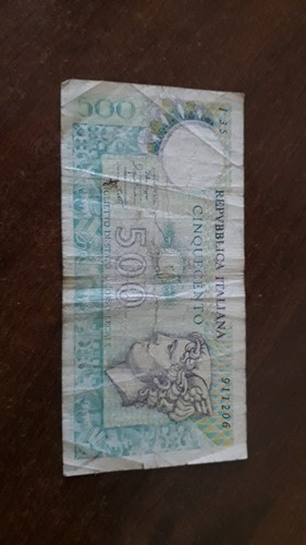 Banconota 500 lire mercurio - banconota,