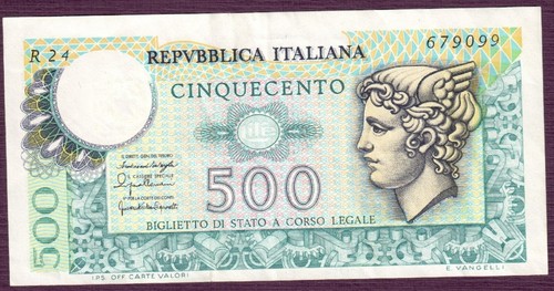 Banconota 500 lire - banconota,