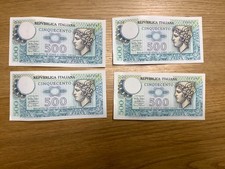 Quattro banconote da 500 lire