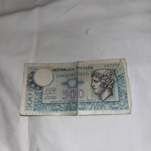 Banconota 500 lire mercurio - banconota,