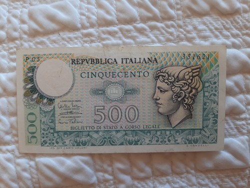 Banconota 500 lire del - banconota, da