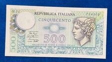 Rep. Ita. Banconota Da 500