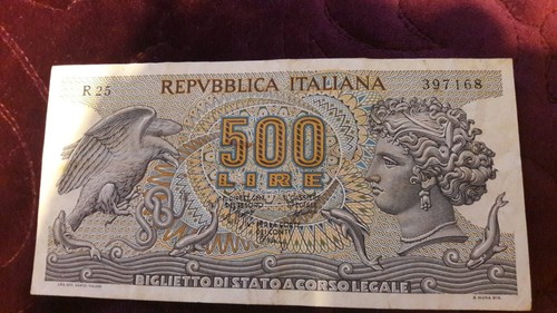 Banconota 500 lire - banconota,