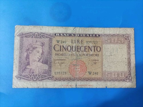 Banconota 500 lire - 500,