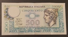 Banconota da 500 lire italiane