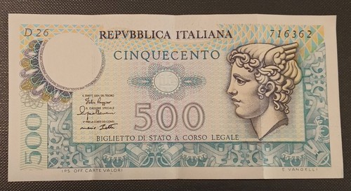 Banconota 500 lire - banconota, italiane
