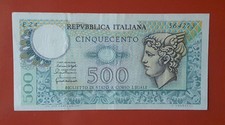 BANCONOTA DA 500 LIRE MERCURIO
