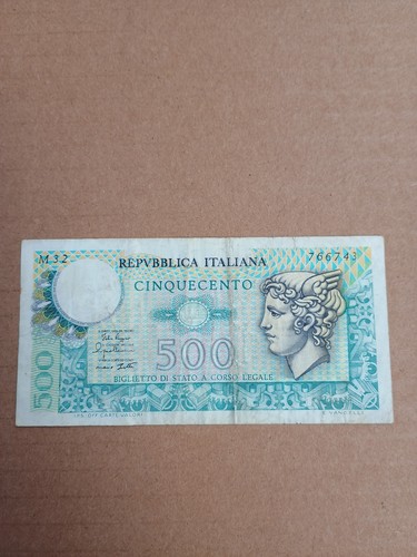 Banconota 500 lire - banconota, da