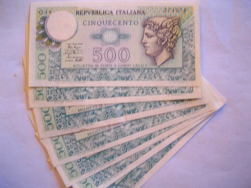 Banconota 500 lire mercurio - 500,